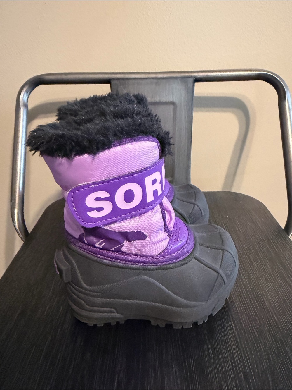 Sorel Snow Commander Toddler Boots Kids Size 4 Purple Gumdrop Winter - Picture 3 of 10